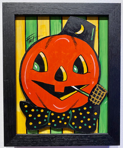 "Vintage Pumpkin" by William 'Bubba' Flint $65