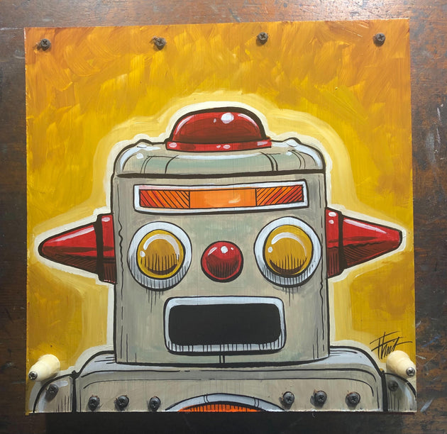 "Silver Robot" by William 'Bubba' Flint $125